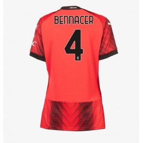 AC Milan Ismael Bennacer #4 Domaci Dres za Ženska 2023-24 Kratak Rukavima